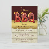 私はパーティの招待状をバーベキューで料理します 招待状 (スタンド正面)