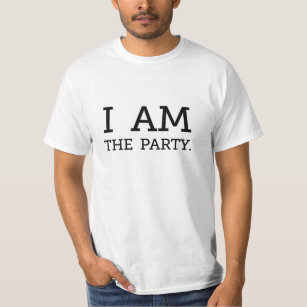 私はパーティーです Tシャツ