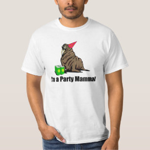 私はパーティーのほ乳類です Tシャツ