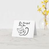 私はパーフェクト（または完璧）である，シンプル空白の カード (黄色い花)