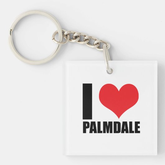 私はパームデールが大好き キーホルダー (正面)