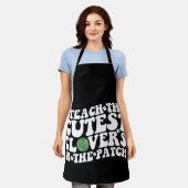 私はパ教えッチディスコのボールの中で最もキュートなクローバー エプロン (着用した状態)