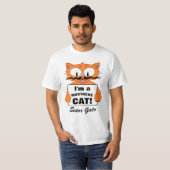 私はヒゲ猫です！セニョール・ガト Tシャツ (正面フル)