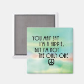 私はヒッピーだと言ってもいい… マグネット (正面/裏面)