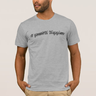 私はヒッピーを打ちます Tシャツ