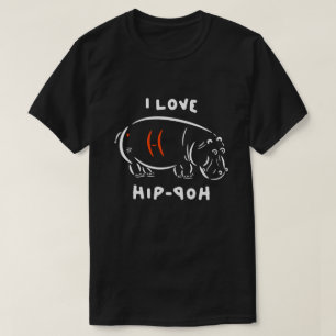 私はヒップホップが大好きです! Tシャツ