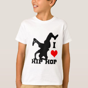 私はヒップホップを愛します Tシャツ