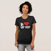 私はヒップホップTシャツが大好き Tシャツ (正面フル)