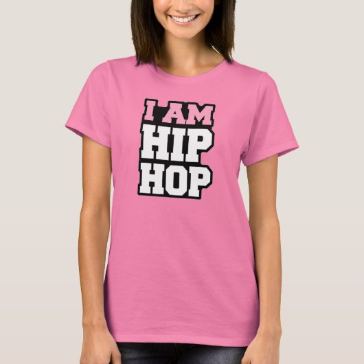 私はヒップホップTシャツ Tシャツ (正面)