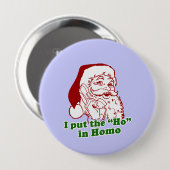 私はヒト属にHo置きました 缶バッジ (正面&裏面)