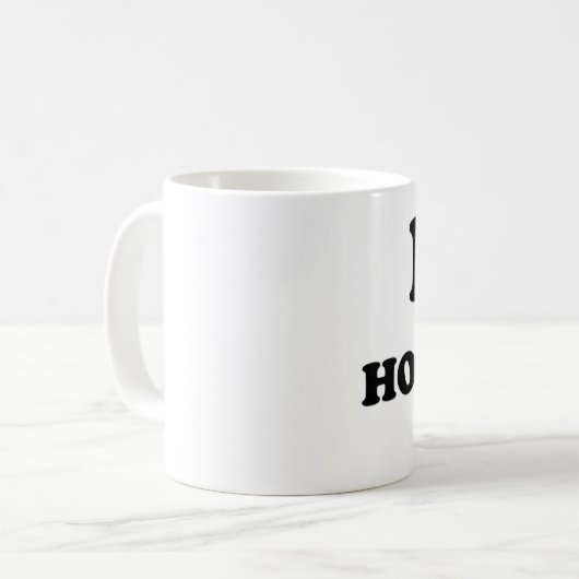 私はヒューストンを愛します コーヒーマグカップ (正面左)