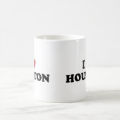 私はヒューストンテキサス州を愛します コーヒーマグカップ (中央)