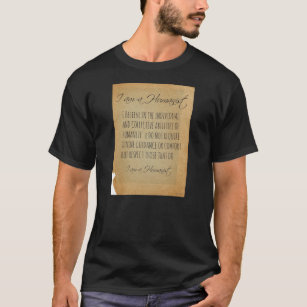 私はヒューマニストのTシャツです Tシャツ