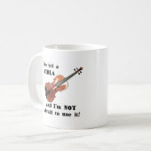 私はビオラを持っています コーヒーマグカップ (正面左)