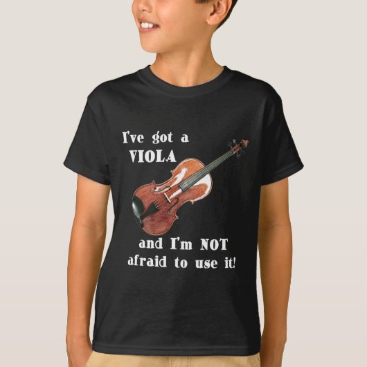 私はビオラを持っています Tシャツ (正面)