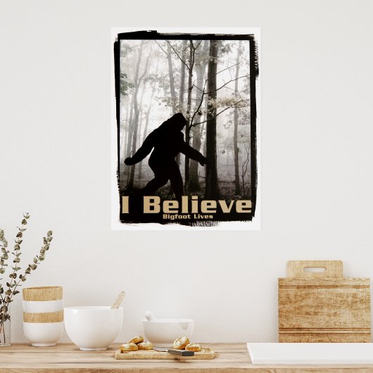 私はビグ信じフット生きる ポスター (キッチン)