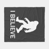 私はビグ信じフトに フリースブランケット (正面(横))