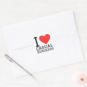 私はビジネスがカジュアル大好き スクエアシール (封筒)