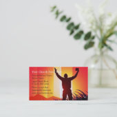 私はビジネスまたは大臣カードを崇拝するここにべきです 名刺 (スタンド正面)