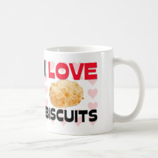 私はビスケットを愛します コーヒーマグカップ
