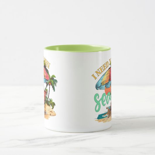 私はビタミンの海が必要だ マグカップ (中央)