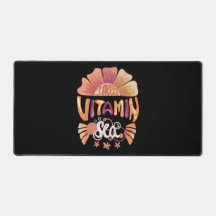 私はビタミンの海が必要だ：手で文字を入れたサンセットエスケープ