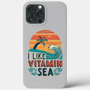 私はビタミンの海、海の虫、のリラックスビーチが好き iPhone 13 PRO MAXケース