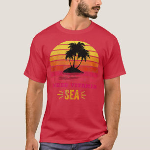 私はビタミン海ビーチテーマタンクのトップが必要 Tシャツ