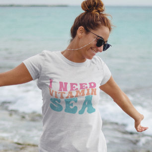 私はビタミンSEAビーチサマービーブTシャツが必要 Tシャツ