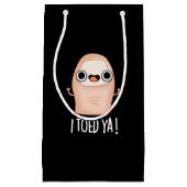 私はビッグおもしろいトープンを歩いた スモールペーパーバッグ (正面)