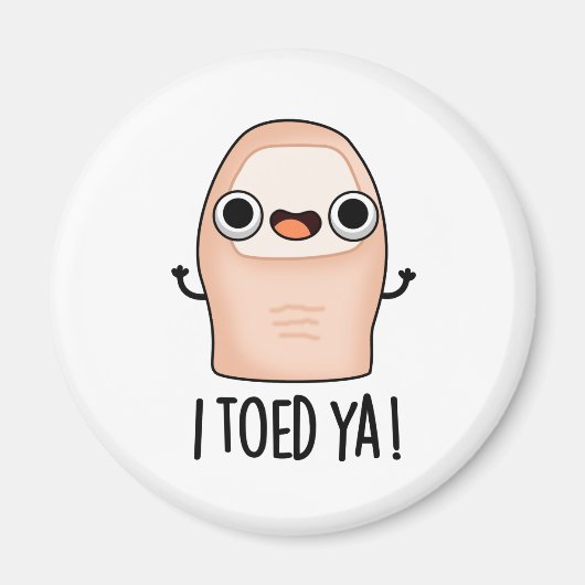 私はビッグおもしろいトープンを歩いた マグネット (正面)