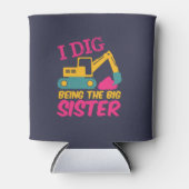 私はビッグシスター掘削機トラクタービルダーを掘る 缶クーラー (正面)