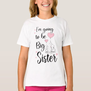 私はビッグシスター象ビッグシスターになる Tシャツ