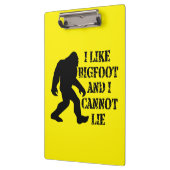 私はビッグフットが好きで嘘をつけない クリップボード (左)
