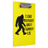 私はビッグフットが好きで嘘をつけない クリップボード (右)