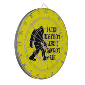 私はビッグフットが好きで嘘をつけない ダーツボード (正面左)