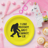 私はビッグフットが好きで嘘をつけない ペーパープレート (パーティー)
