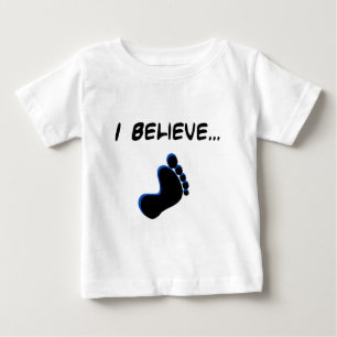 私はビッグフットで信じます ベビーTシャツ