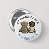 私はビッグブラザー発表になる 缶バッジ (正面&裏面)