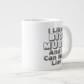 私はビッグマグコーヒージャンボおもしろいジャイアントビッグマグが好き ジャンボコーヒーマグカップ (正面右)