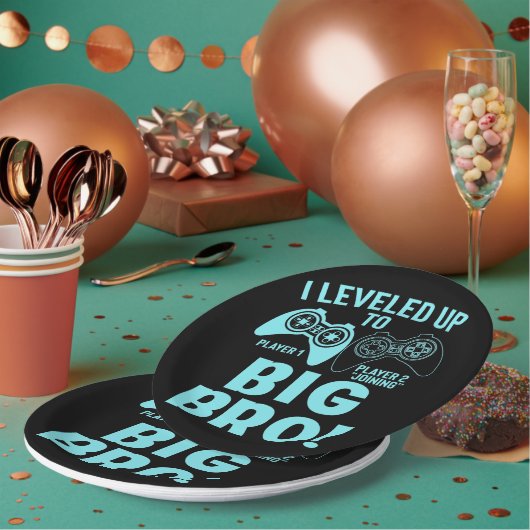 私はビッグBroにレベルアップした ペーパープレート (複数)