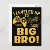 私はビッグBroにレベルアップした ポストカード (正面/裏面)