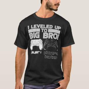 私はビッグBroゲーマー新しい兄カワイイにレベルアップ Tシャツ