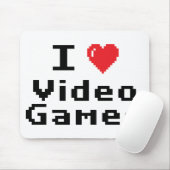 私はビデオゲームを愛します マウスパッド (マウス)