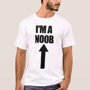私はビデオゲームゲーマーNoobを指すNoob矢印 Tシャツ