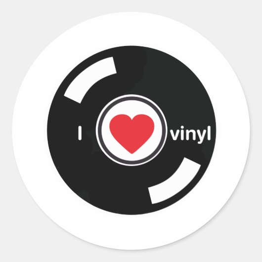 私はビニールが大好き ラウンドシール (正面)