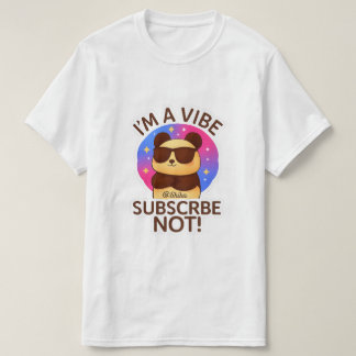 私はビブです、チャンネル登録よろしくね! Tシャツ