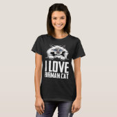 私はビルマ猫が大好き Tシャツ (正面フル)
