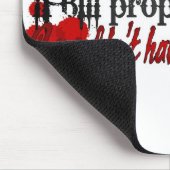 私はビル結婚します マウスパッド (コーナー)