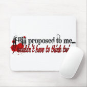 私はビル結婚します マウスパッド (マウス)